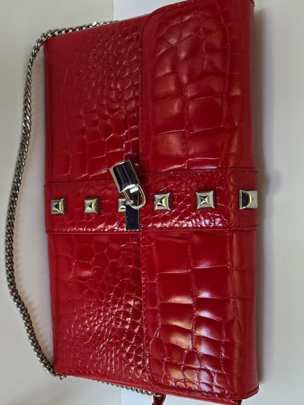 Cynthia Rowley shoulder leather bag/ clutch